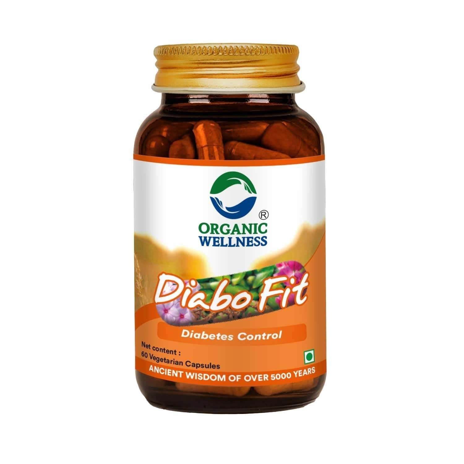 uk614255oTUhL-1.jpg Organic Wellness Diabo Fit II Diabetes Care-60 Capsules II Potentially Regulates Blood Sugar Levels - Fast UK Delivery - Image 1