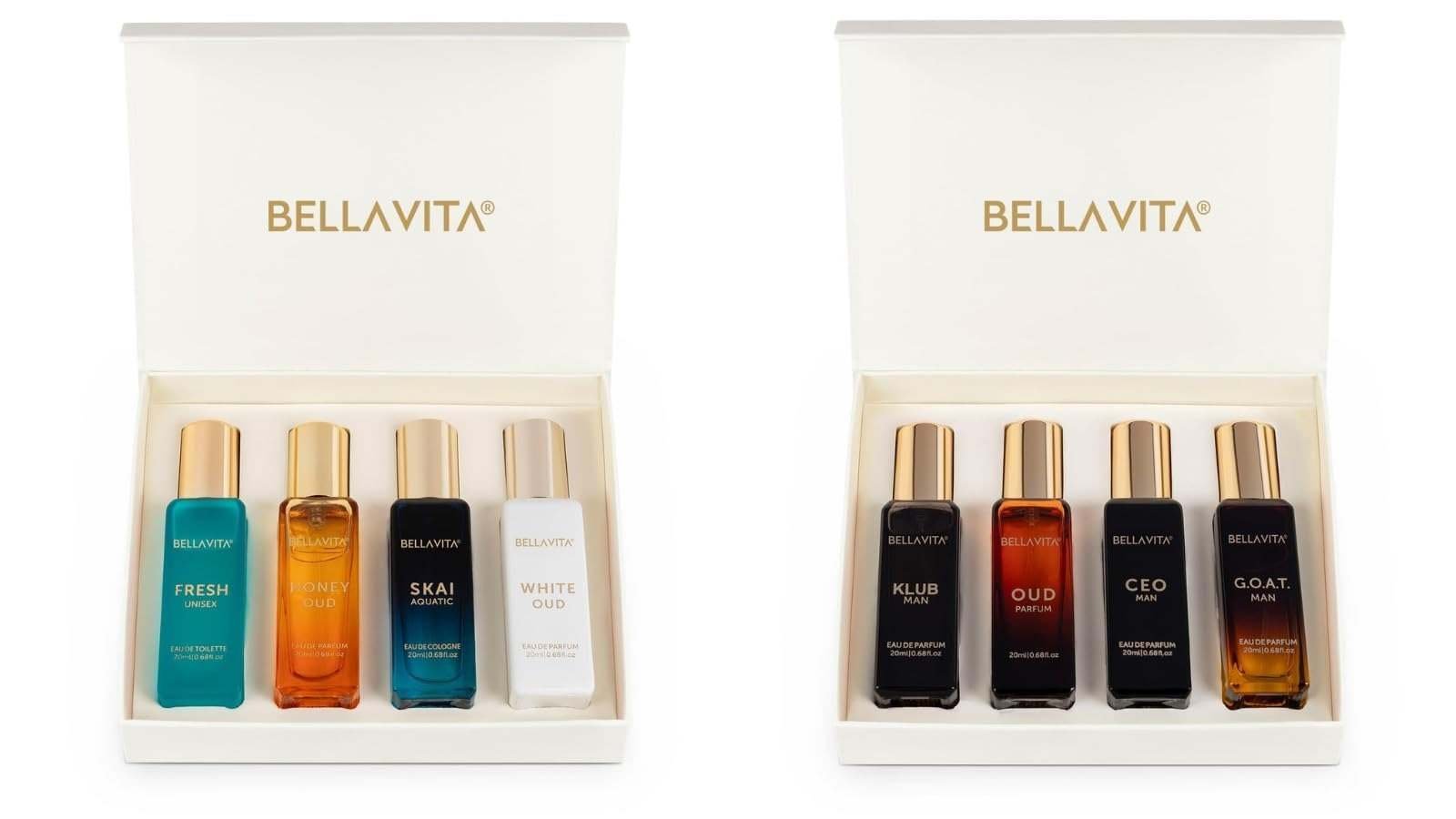 uk6144s5YyLkL-1.jpg Bella Vita Luxury Organic Luxury Man Liquid Perfume Gift Set 4X20Ml & Luxury Unisex Luxury Perfume Gift Set 4X20Ml (Spicy, Patchouli, Amber Wood), 80 Ml - Fast UK Delivery - Image 1