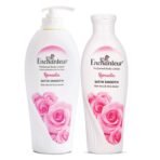 Enchanteur Romantic Perfumed Body Lotion 500ml with Aloe Vera & Olive Butter for Silky Smooth Skin & Enchanteur Romantic Perfumed Body Lotion 250ml with Aloe Vera & Olive Butter for Satin Smooth Skin - Fast UK Delivery