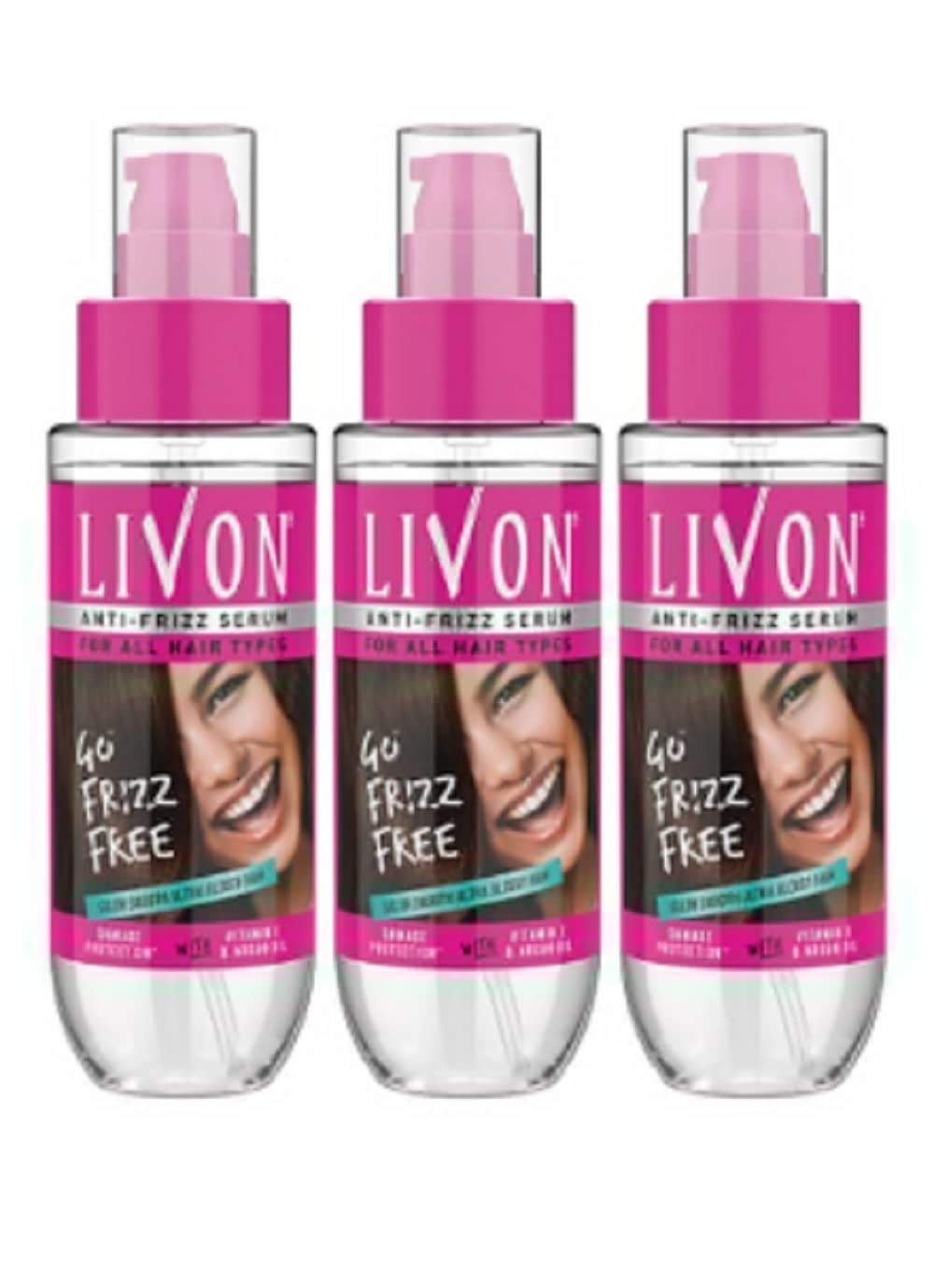 uk6159u7JOAPL-1.jpg Livon Set of 3 Vitamin E Hair Serum 300 ml - Fast UK Delivery - Image 1