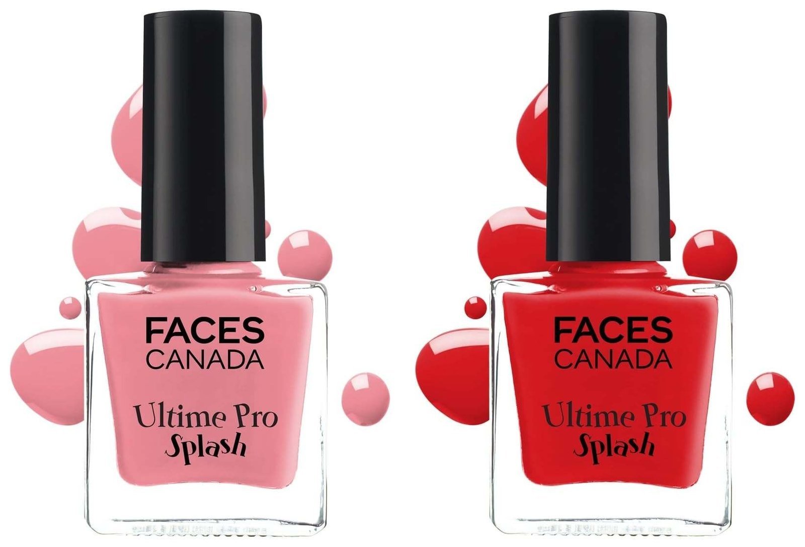 uk615lygGyVL-1.jpg FACESCANADA Faces Splash Glossy Finish Nail Enamel, Ignite 35, 8 Ml And Faces Glossy Splash Nail Enamel, Hot Paprika 63, 8 Ml - Fast UK Delivery - Image 1