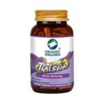 Organic Wellness Tulsi Stress Reliving Supplement For Respiratory Wellness Provides Relief In Cough & Cold Stamina Boosts Immunity Prevents Chronic Disease 100% Organic (90 N Veg Capsules) - Fast UK Delivery