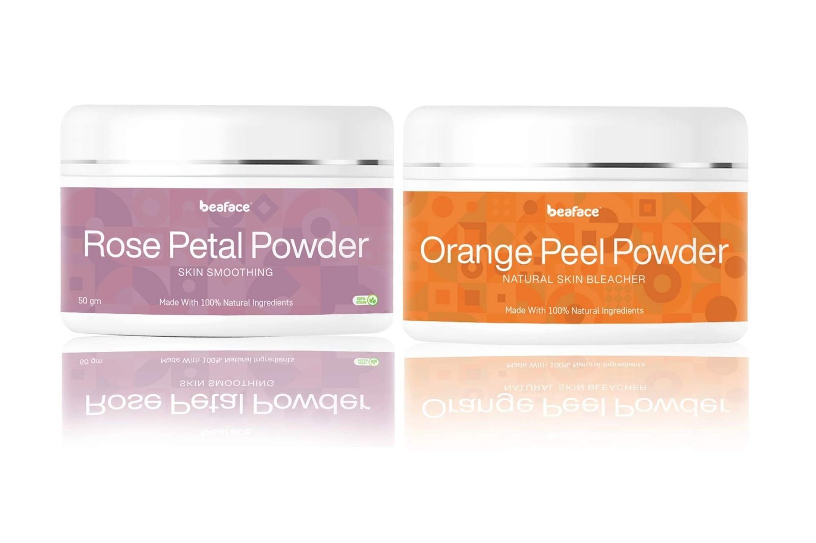 uk6167LYk2l4L-1-1.jpg Beaface Combo Pack Orange Peel Powder Natural Skin Bleacher, Polishing The Skin - 100gm Rose Petal Powder Skin Enhancer, Deep Cleanser - 50 gm (Pack-2) - Image 1