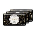 Camay Chic International Beauty Soap With Citrus & Aromatic Wood (Buy 2 Get 1 Free) Combo Pack Offer, Indulging French Fragrance For Daily Skincare, Gives Silky, Soft Skin (3 Count, 125G Each) - Fast UK Delivery