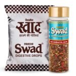 Swad Digestive Toffee & Mumbaiya Mix Dal Mukhwas Mouthfreshener, 50 Candy & 1 bottle, 400g - Fast UK Delivery