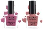 FACESCANADA Ultime Pro Splash Nail Enamel - Beach Rose 157 (8Ml)|Quick Drying & Faces Canada Ultime Pro Splash Nail Enamel - Garnet 109 (8Ml)|Quick Drying|Glossy Finish - Fast UK Delivery