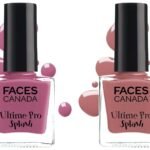 FACESCANADA Ultime Pro Splash Nail Enamel - Beach Rose 157 (8Ml)|Quick Drying & Faces Canada Ultime Pro Splash Nail Enamel - Garnet 109 (8Ml)|Quick Drying|Glossy Finish - Fast UK Delivery