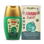Figaro Baby Massage Oil With Goodness Of Natural Olive Oil Enriched With Vitamin E, Dermatologically Tested, 100 Ml - Fast UK Delivery