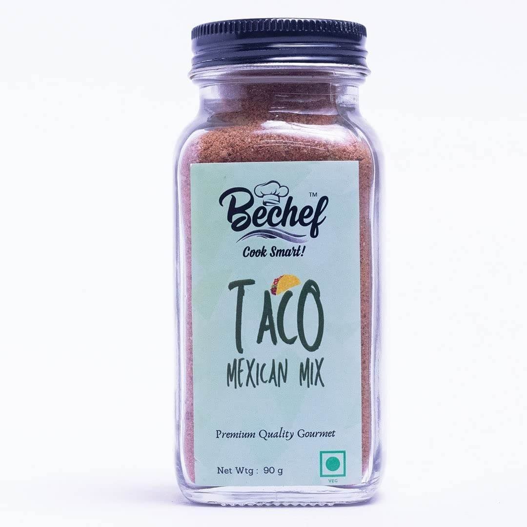 uk617LzYeRWlL-1-1.jpg Bechef Taco Mexican Mix || 75 gm || Seasoning || Blended Spices || No MSG || No flavor Enhancers || No Added Colors || Used with tacos and other Mexican sprinkle dishes. - Fast UK Delivery - Image 1