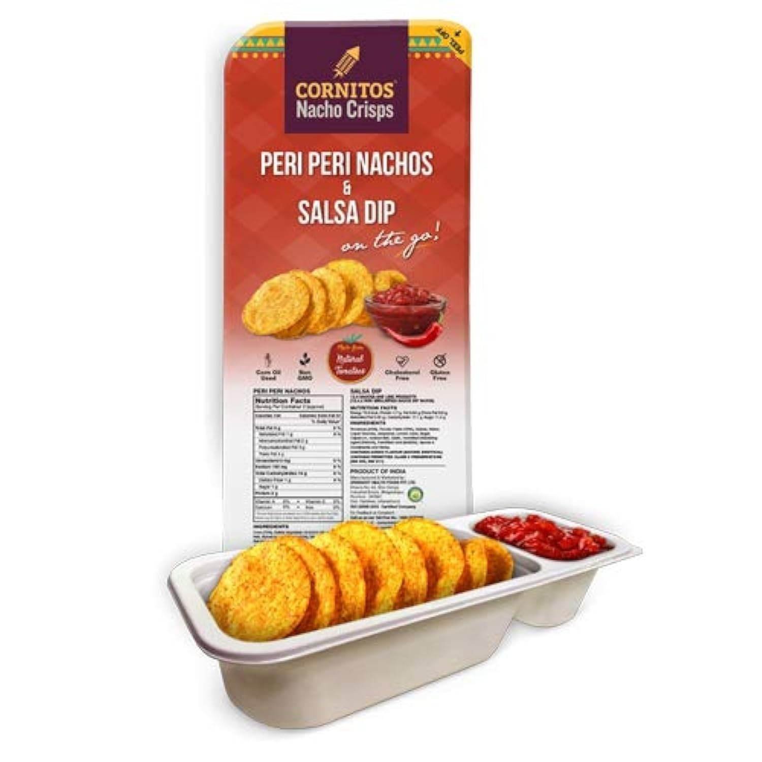 uk617SvQ-4bLL-1-1.jpg Cornitos Peri Nachos and Salsa Dip Tray, 70/75 g (Weight May Vary) - Fast UK Delivery - Image 1