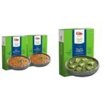 Gits Ready to Eat Dal Makhani, 600g (Pack of 2 X 300g Each) & Gits Ready to Eat Palak Paneer, 285g - Fast UK Delivery