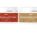 Beaface Combo Multani Mitti Powder Acne, Blemishes, Pigmentations - 100gm | Red Sandalwood Powder Dark Circles, Markes, Patches - 100gm (Pack of 2)