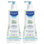 Mustela 2 Piece Gentle Cleansing Body Gel, 16.9 Fl Oz (Pack of 2) - Fast UK Delivery