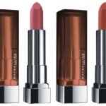 Maybelline New York Matte Lipstick, Intense Colour, 673 Midtown Pink, 3.9g & Maybelline New York Matte Lipstick, 660 Touch of Spice, Color Sensational Creamy Matte Lipstick, 3.9g - Fast UK Delivery