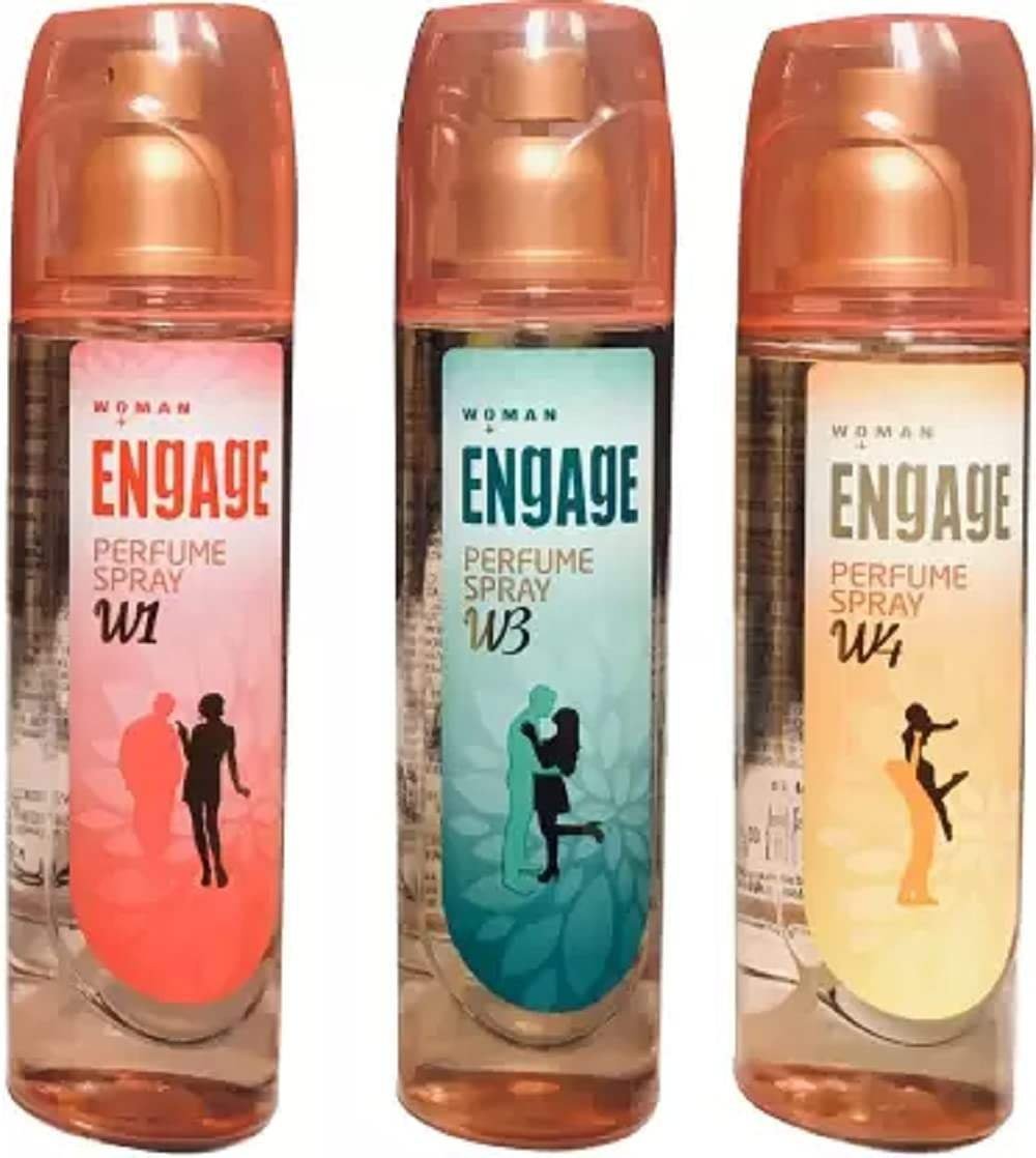 uk618aRZCcGLS-1-1.jpg Engage W1 Perfume Spray, W3 Perfume Spray, W4 Perfume Spray (Pack of 3) Perfume - 360 Ml (for Women) - Fast UK Delivery - Image 1