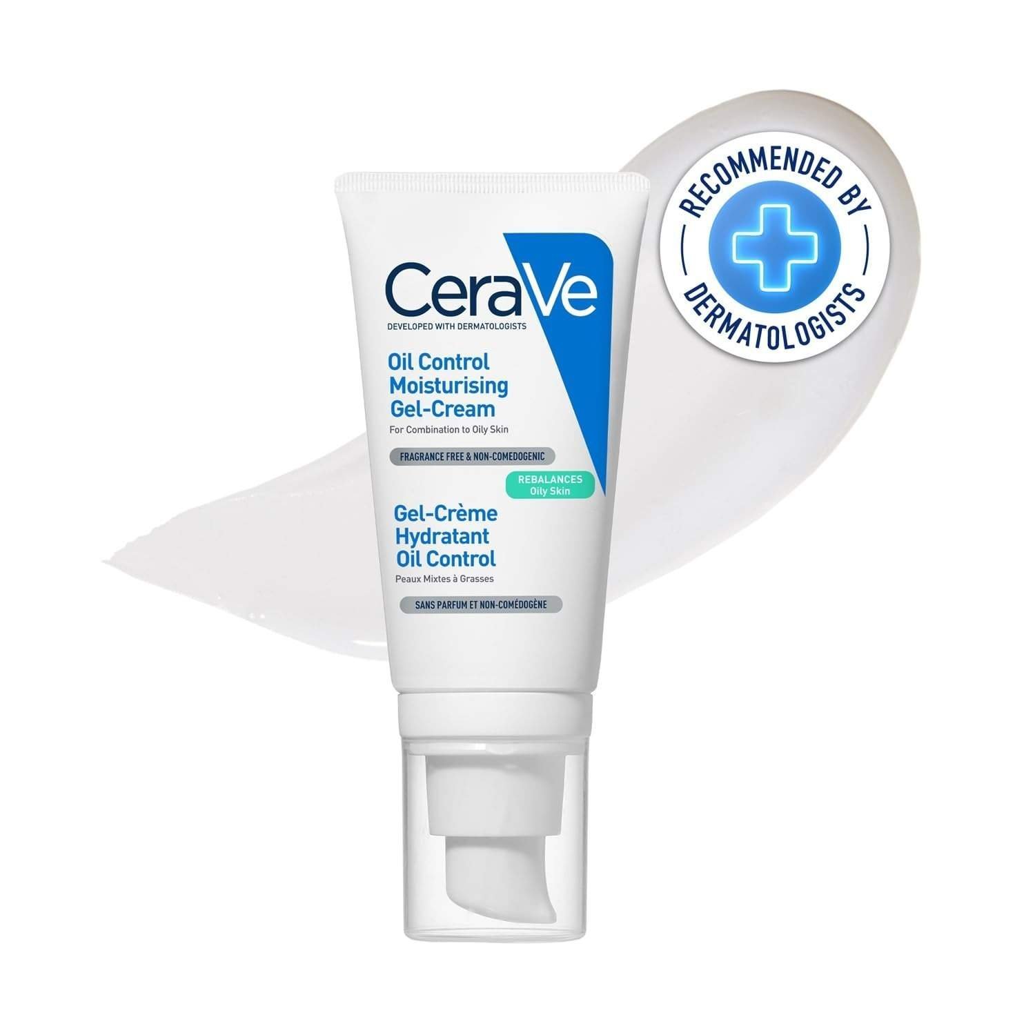 uk618vjORHFmL-1.jpg CeraVe Oil Control Gel Cream lightweight Moisturizer for Oily & Combination Skin with Ceramides, Hyaluronic Acid & Niacinamide | Dermatologist Recommended (52ml) - Fast UK Delivery - Image 1