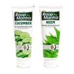 Roop Mantra Face Wash Combo (Cucumber Facewash 115ml + Neem Facewash 115ml) - Fast UK Delivery