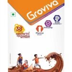 Groviva Milk Protein Powder for Kids 2-6 years | 38 Growth & Digestive Nutrients | Supports Physical Growth, Brain Development & Immunity - 1Kg (2 x 500g) BIB (Chocolate) - Fast UK Delivery