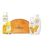 Enchanteur Charming Range Gift Bag With Perfumed Body Lotion, Deo Spray, Shower Gel, & Anti-Perspirant Deodorant Roll-On For Women| Long-Lasting Fragrance| Stylish Travel Pack Included - Fast UK Delivery
