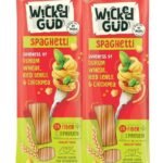 WickedGud 2X Fiber Spaghetti Pasta | No Maida | Durum Wheat Semolina | Brown Rice | Red Lentils | Healthy Diet Pasta - 400gm x 2 - Fast UK Delivery
