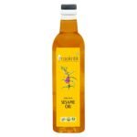 Praakritik Organic Sesame Oil 1L - Gingelly Oil | Unrefined Til ka Tel 1L - Fast UK Delivery