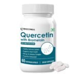 Quercetin with Bromelain 400mg - 60 Veg. Capsules, Quercetin with Bromelain Dietary Supplement for Healthy Immune System, vitamin capsules, for men, women and adults. - Fast UK Delivery