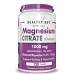 HealthyHey Nutrition Magnesium Citrate-120 Vegetable Capsules - Fast UK Delivery
