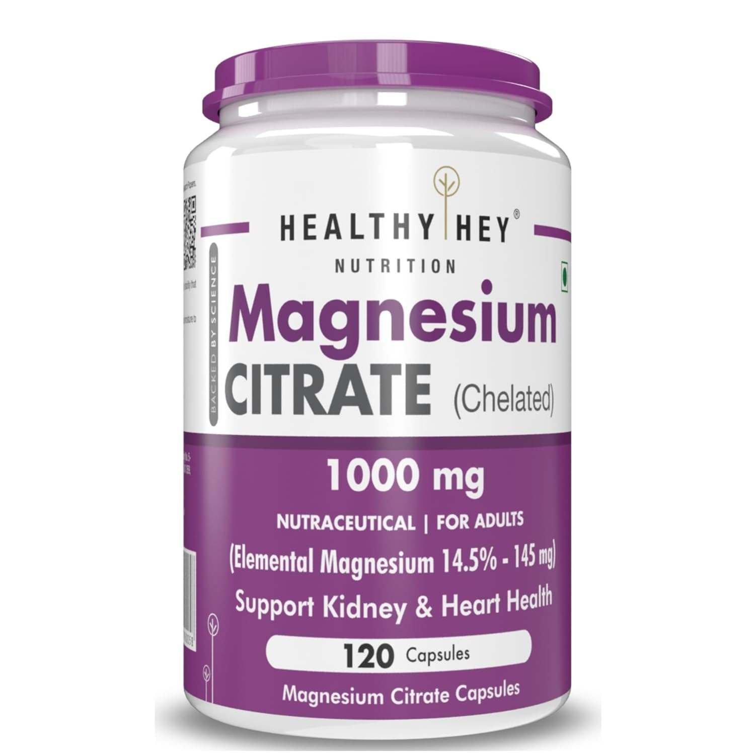 uk61A1LC5FmxL-1-1.jpg HealthyHey Nutrition Magnesium Citrate-120 Vegetable Capsules - Fast UK Delivery - Image 1