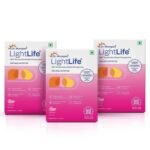 Dr. Morepen LightLife Pre-Meal Nutrition Mix | Controls Appetite & Reduces Cravings |For Men & Women | 30 Sachets | Flavor-Fruit Punch - Fast UK Delivery