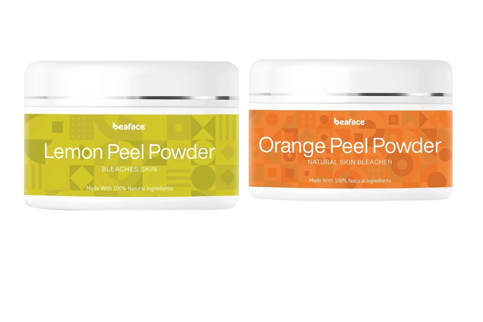 uk61AoRrNv4zL-1-1.jpg Beaface Combo Pack Lemon Peel Powder Skin Natural Bleacher - 100 gm | Orange Peel Powder Skin Brighten - 100gm (Pack of 2) - Image 1