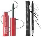 FACESCANADA Magneteyes Matte Pencil Eyeliner Black 01 3.5 Ml (Black) & Faces Canada Ultime Pro Intense Gel Kajal 1.2 G With Free Sharpener (Black) - Fast UK Delivery
