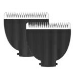 MANSPOT Black Replaceable Blade (2Pcs) Men's Manscape Trimmer, Ceramic Blade Ball Trimmer/Shaver for Men Replacement Head - Fast UK Delivery
