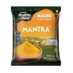Emami Healthy & Tasty Mantra Haldi (Turmeric) Powder (500 grams) | 100% Natural | Ground Using Cryo Grinding Technology | Retains Maximum Essential Oils |No Added Colour and Preservatives - Fast UK Delivery