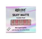 Recode Silky Matte | Multicolor 5 Shades of Liquid Lipstick Combo Pack | Long Lasting 12Hrs | 5x1.25ml | Goodness Extracts of Rosehip & Shea Butter - Fast UK Delivery