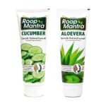 Roop Mantra Face Wash Combo (Cucumber Facewash 115ml + Aloevera Facewash 115ml) - Fast UK Delivery