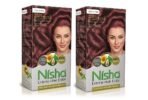 Nisha Long Lasting Cherry Red Cream Hair Color For Women and Men Hair Color Cream With Natural Herbs 100% Grey Coverage Hair Color Pack of 2 - Fast UK Delivery