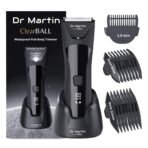 Manspot Groin Hair Trimmer For Men, Electric Ball Trimmer/Shaver, Replaceable Ceramic Blade Heads, Waterproof Wet/Dry Groin & Body Shaver Groomer, 90 Minutes Shaving After Fully Charged (Clearball) - Fast UK Delivery