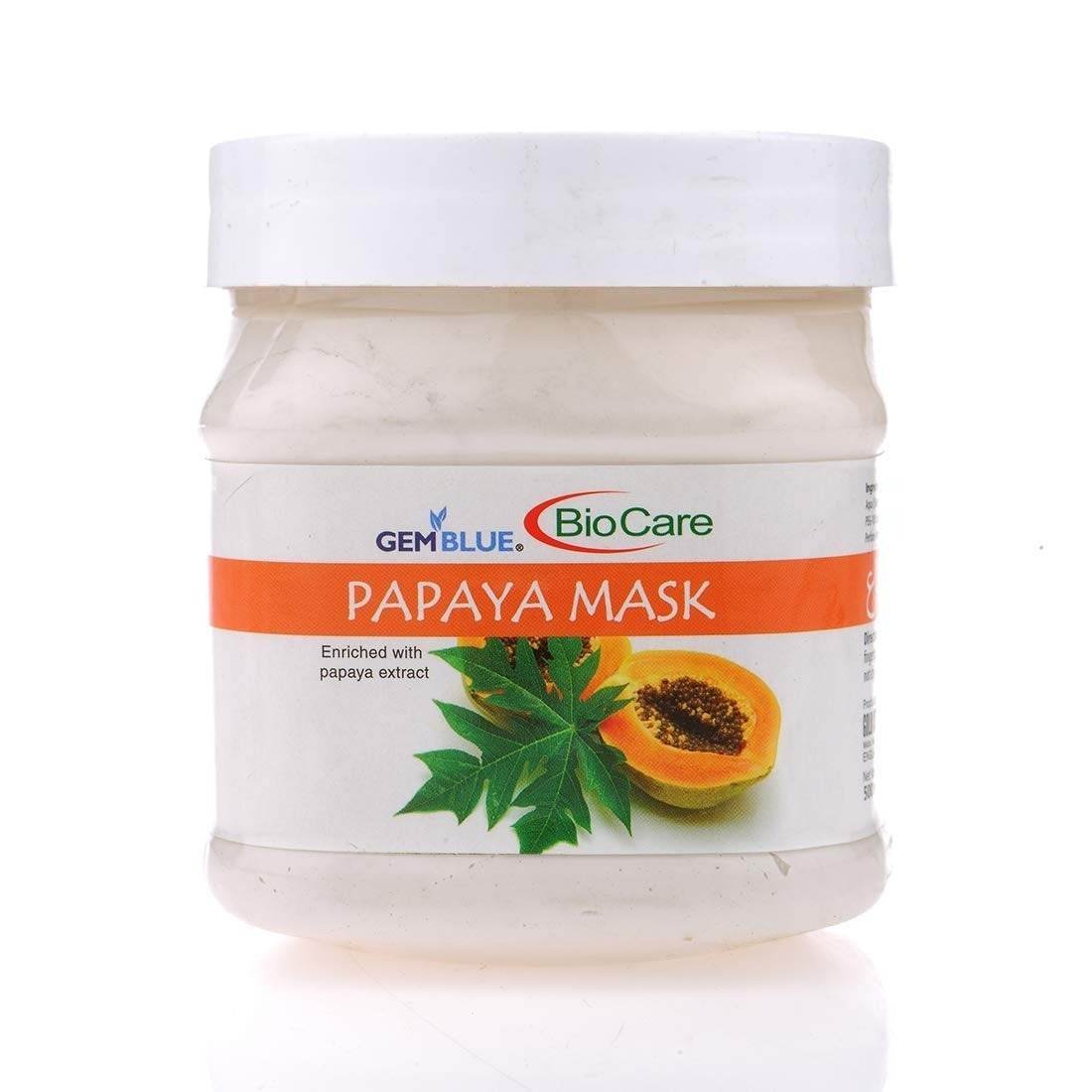 uk61DSsyR-VIL-1-1.jpg GemBlue Biocare Papaya Mask, 500 ml - Fast UK Delivery - Image 1