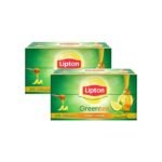 Lipton Honey Lemon Green Tea, 25 Tea Bags (Pack Of 2), 65 grams - Fast UK Delivery