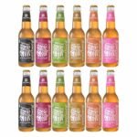 Coolberg Non Alcoholic Beer Assorted Flavors 330ml Glass Bottle - Pack of 12 (330ml x 12) Peach, Mint, Malt, Cranberry, Ginger & Strawberry - Fast UK Delivery