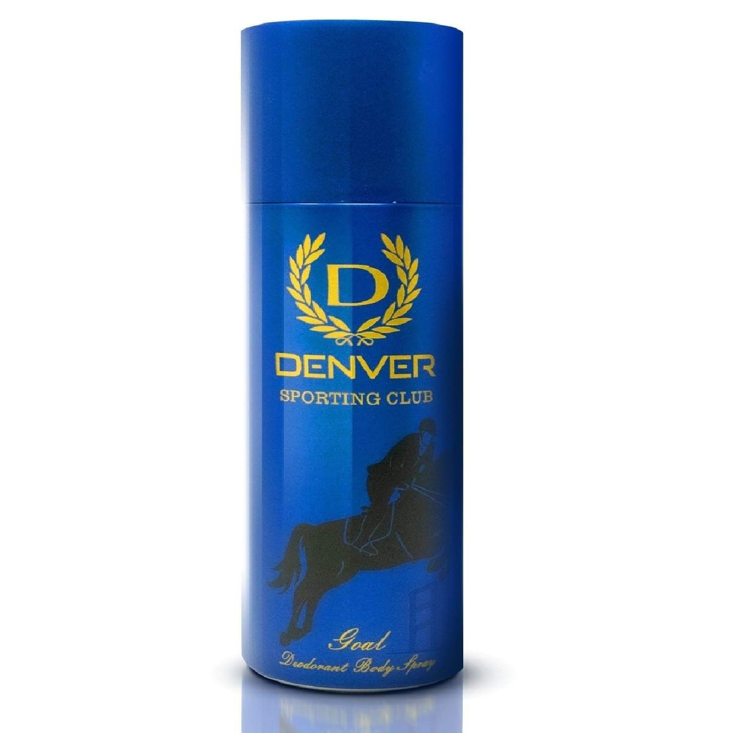 uk61DpTbfqrfL-1-1.jpg DENVER Sporting Club Goal Deodorant - 200ML | Long Lasting Deo Body Spray for Men - Fast UK Delivery - Image 1