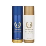 DENVER Pride and Imperial Deodorant - 200ML Each (Pack of 2) |Long Lasting Deo Body Spray - For Men - Fast UK Delivery