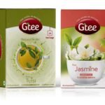 GTEE Green Tea Bags - Jasmine & Tulsi Tea Bags, 25 Tea Bags (Pack of 2) - Fast UK Delivery