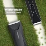 MANSPOT Electric Groin Hair Trimmer, Ball Trimmer/Shaver, Replaceable Ceramic Blade Heads, Waterproof for Wet/Dry Use, Standing Recharge Dock, 90 Minutes Shaving After Fully Charged - Fast UK Delivery - Image 7