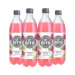 Paper Boat Zero Cranberry Lime Sparkling Water, Pack of 4, 600ml Each | Zero Sugar, Zero Calories | Sugar Free| Flavoured Carbonated Water | No Aspartame - Fast UK Delivery