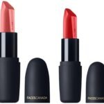 FACESCANADA Weightless Matte Lipstick - Bombshell Red 09 (Red) & FACES CANADA Weightless Matte Lipstick - Peach Candy 14 (Pink) - Fast UK Delivery
