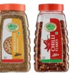 Nature Smith Chilli Flakes 250g and Oregano Seasonings 400g Combo - Fast UK Delivery