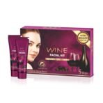 AKLARIS Wine Mini Facial Kit, 5 Step for Skin Glowing | Ultimate Glow | Removes Wrinkle & Dark Spot | Restores skin nutrients | Reduced pigmentation | For Women -100 gm - Fast UK Delivery