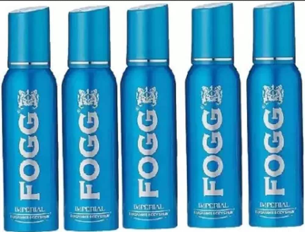 uk61GOSMZOltL-1-1.jpg FOGG IMPERIAL PACK OF 5 TFS WOMAN# Body Spray - For Men & Women (600 ml, Pack of 5) - Fast UK Delivery - Image 1