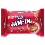 Parle Fab Jam-In Mixed Fruit Sandwich Biscuits, 495G - Flavoured, Strawberry - Fast UK Delivery